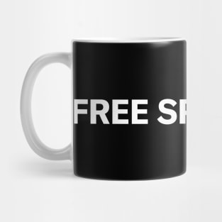 Free Speech Funny Sarcastic Parody Blue Check Badge Verification Gift Mug